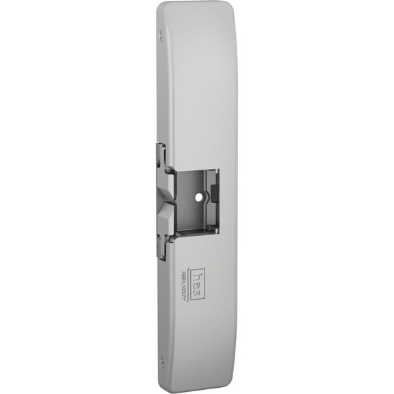 HES 9600-12/24-630-LBM 9600 Series Surface Mounted Electric Strike with Latchbolt Monitor, Windstorm Resistant, Satin Stainless Steel