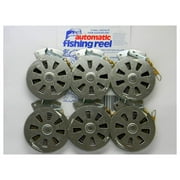 6 Mechanical 's Yo Yo Fishing Reels -Package of 1/2 Dozen- Yoyo Fish Trap -(Flat Trigger Model)