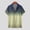 Yellow, variant on Men's Vintage Bowling Shirts Hawaiian Casual Short Sleeve Button Down Stripe Printed Beach Shirt Summer Gradient Tops Yellow
