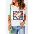 thumbnail image 4 of POGLIP T-Shirt à Manches Courtes Imprimé Léopard Cœur Blanc pour Femmes, 4 of 6