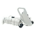 thumbnail image 3 of Electric Vehicle Helmet Password Lock Waterproof Spring Rope Zinc Alloy Combination PadlockSilver White, 3 of 9