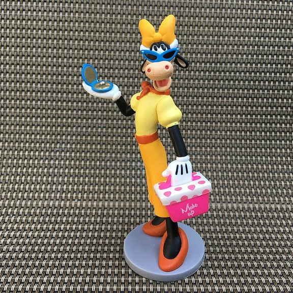 ned Minnie Mouse Bow-Tiqu Clarabelle Cow 4" PVC Cake Topper Figure Figurine Collectible