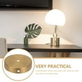 thumbnail image 4 of 1Pcs Table Lamp Base Golden Iron Round Stand For Home Decoration, 4 of 9