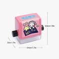 thumbnail image 2 of Daisyyozoid Father's Day Math Roller Add, Subtract, Multiply And Divide Teaching Seal Students' Exercise Questions Within 100 Rolling Seal （1x5ml), 2 of 5