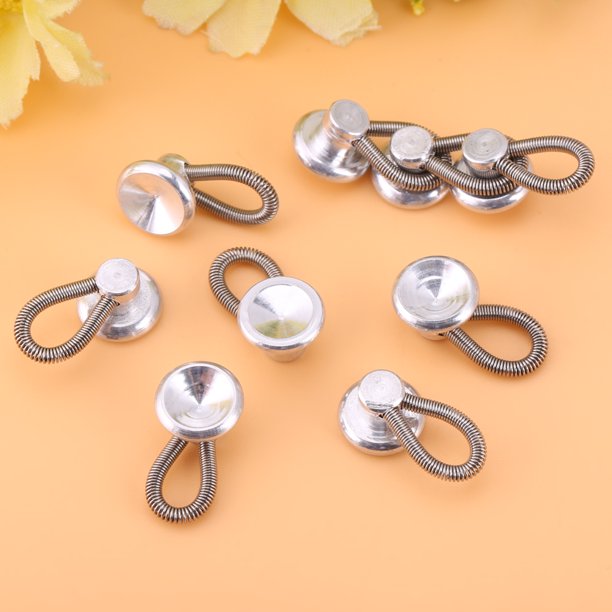 Kritne Button Expander,20pcs Flexible Spring Waist Extending Buttons