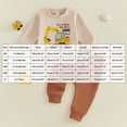 thumbnail image 4 of Staki Toddler Clothes for Boys Toddler Baby Boy Fall Clothes Embroidery Sweatshirt Pullover Tops + Casual Pants Infant 2 Piece Winter Outfit Set 3M-3T,12-18 Months, 4 of 8