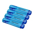 thumbnail image 1 of Unique Bargains Highlighter, Broad Point, Blue, 4 Pack, 1 of 6