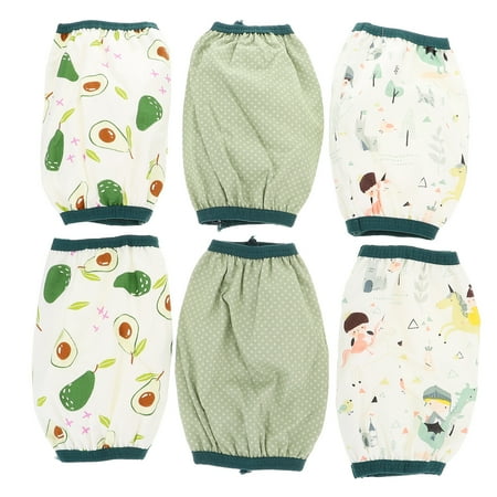 

3 Pairs Anti-fouling Oversleeve Weaning Protective Oversleeve Kids Arm Protector
