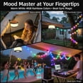thumbnail image 4 of Elice Rechargeable Camping Lights, 32.8 FT Waterproof Camping Lantern, 3-in-1 RGB Camping String Lights with 19 Lighting Modes, Quick 30s Recovery, Tent Lights for Camping Party Decor Camping, 4 of 12