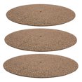 thumbnail image 1 of TABLZONE 3Pcs Anti Static Vinyl Record Mat With Cork For Turntable Shock Absorption Performance, 1 of 6