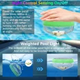 thumbnail image 6 of 1PC Solar Floating Pool Lights,RGB Color Changing Swimming Pool Light with Sensor Solar Panel,IP68 Double Waterproof Metal Base Float Pool Lights for Outdoor Above Ground Pools,Hot Tubs,Garden Decor, 6 of 10