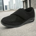 thumbnail image 4 of Zapatos para diabéticos ancho ajustable zapatos para hinchazón de pies para personas mayores alivio del dolor en el pie, 4 of 7