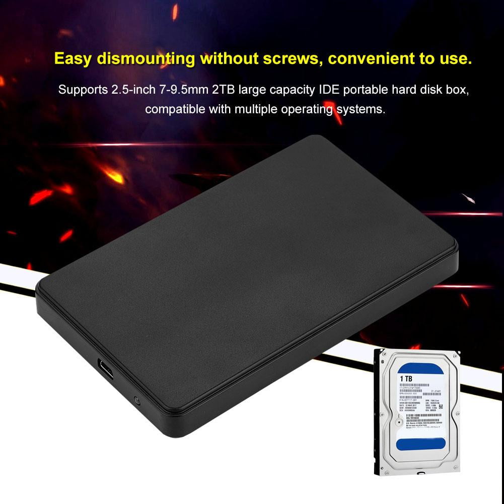 OTVIAP Parallel Port HDD case, High Speed HDD case,2.5 inch IDE