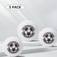 thumbnail image 6 of GSE Games & Sports Expert Regulation Size 35mm(1.38") Urethane Foosball. Table Replacement Balls, Office Tournament Table Soccer Balls for Soccer Game (White - 3 Pack), 6 of 8