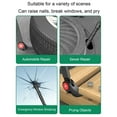 thumbnail image 3 of 180 Rotating Pry Bar, Adjustable Angle Pry Bar 18 Inch Ergonomic Handle High Strength  for Prying and Nailing, 3 of 7