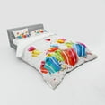 thumbnail image 3 of Ambesonne Birthday Bedding Set 3 Pcs, Colorful Boxes Balloons, Twin, Multicolor, 3 of 3