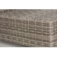 thumbnail image 3 of Living Source International Causeuse d'Extérieur en Osier avec Coussin - Gris, 3 of 6