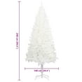thumbnail image 2 of vidaXL Artificial Christmas Tree Lifelike Needles White 240 cm, 2 of 4