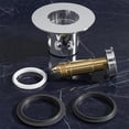 thumbnail image 6 of Brass Pop Up Sink Plug Universal Bathroom Drain Stopper with Push Button Anti Clog Filter Fits 34 to 40mm 1.34 to 1.57inch Drain Hole, 6 of 15