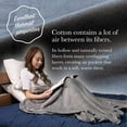 thumbnail image 3 of FULI 100% Cotton Zippered Futon Cover, Japanese Futon Mattress Cover, Shikibuton, Made in Japan (Twin XL, Gray), 3 of 6