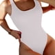 thumbnail image 1 of Naiovety Mujer Mono Traje de baño Verano Sin espalda Traje de baño Traje de baño Ropa de playa Traje de baño Blanco L, 1 of 6