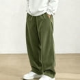 thumbnail image 3 of FAIWAD Boys Corduroy Pants Wide Leg Comfy Pants with Elastic Waist Casual Outdoor Clothing, 3 of 9