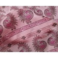 thumbnail image 4 of oneOone Silk Tabby Fabric Peacock Block Print Sewing Fabric BTY 42 Inch Wide, 4 of 4
