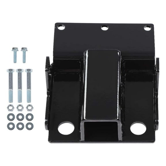 CROSSDESIGN Rear Trailer Hitch Mount Bracket for 2´´ Receiver Fit for Kawasaki Mule SX 600 610 Black