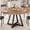 47" Dining Table, variant on Anyact 47 Inch Rustic Round Dining Table, Circle Dining Table for Dining Room, Home(Only Table)