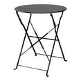 thumbnail image 6 of Boyel Living Patio Bistro Set, Folding Outdoor Patio Table and Chairs, Foldable Patio Steel Furniture Sets, Black, 6 of 7