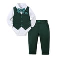 thumbnail image 1 of Disfraz de bautizo para niños pequeños DISAUR de 12 a 18 meses, color verde, 1 of 4