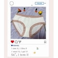 thumbnail image 3 of ANLIQI Womens Lace Underwear Bamboo Viscose Cotton Lace Hipster Panties Pack Soft&Comfy Cute Undies for Ladies Bikini Panty with Bow(4G,L), 3 of 6