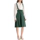 thumbnail image 1 of FALDA SUSPENDIDA CUTE PARA MUJERES, CORSÉ DE CINTURA ALTA, FALDA CORTA SKATER MINI EN VERDE OSCURO, 1 of 7