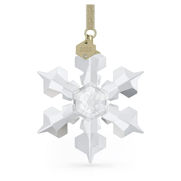 Ornamento Swarovski Annual Edition 2022 con cristales blancos