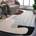 thumbnail image 2 of SAFAVIEH Fifth Avenue Delaney Abstract Area Rug, Ivory/Brown, 8' x 10', 2 of 8