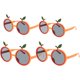 thumbnail image 1 of wonima44 Vaguelly 4pcs Orange Shape Glasses Summer Summer Decor Shades Glasses Summer Party Eyewear Funny Sunglasses Hawaiian Photo Prop Party Decor Beach Party Decorations Party Ornaments Abs, 1 of 1