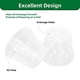 thumbnail image 1 of 5 piezas de maceta de plástico de 5 pulgadas para orquídeas, maceta transparente para plantar orquídeas, maceta de red para control de raíces con agujeros ER, 1 of 5
