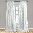 thumbnail image 5 of Ambesonne Bear Curtains, Funny Polar Teddy Bears, Pair of 28"x95", Multicolor, 5 of 5