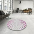thumbnail image 4 of Ahgly Company Machine Washable Indoor Rectangle Transitional White Smoke Area Rugs, 2' x 5', 4 of 7