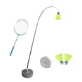 thumbnail image 2 of Portable Self Practice Trainer Aid with Badminton Racket, Single Badminton Training Device Adjustable Equipment Tool for Backyard, Indoor Outdoor, 2 of 8