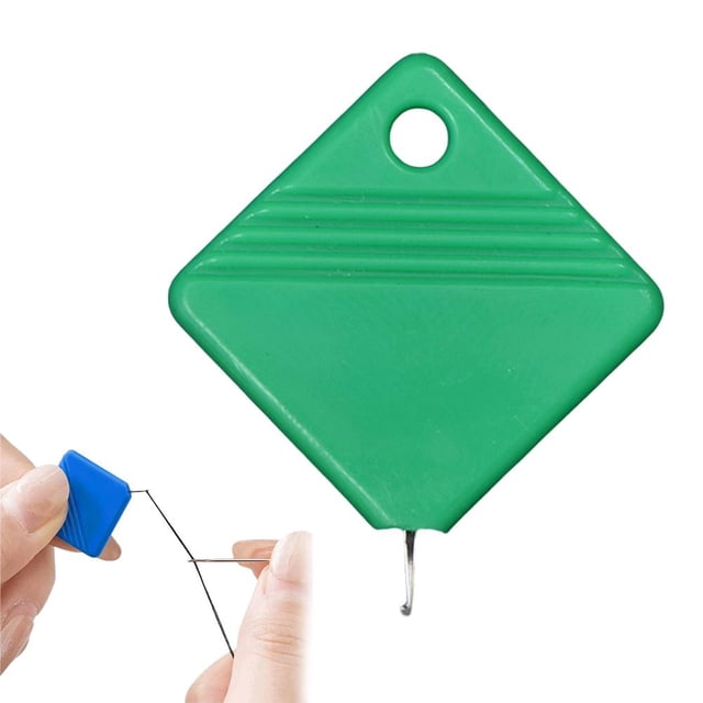 Automatic Needle Threaders For Hand Sewing, Square Threading Helper Compatible Sizes, Self-Thread Needle with Easy Operation