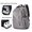Grey, variant on Women Men Travel Backpack W/ Shoe Compartment,Personal Item Bag Airline Approved,Anti-Theft Water Resistant Rucksacks Fit 15.6" Laptop,Lightweight Casual Daypack for College School Business