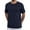 Navy, variant on Cmfcve Oversized T-shirts for Men Pullover Round Neck Top Blouses Stretch Short Sleeve Gym T-shirts