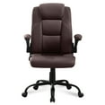 thumbnail image 6 of JONPONY Big and Tall Office Chair 400LBS Wide Seat Ergonomic Computer Desk Chair High Back Executive Leather Chair Adjustable Task Chair Lumbar Back Support 8 Hours Heavy Duty Design,9189,Brown, 6 of 16