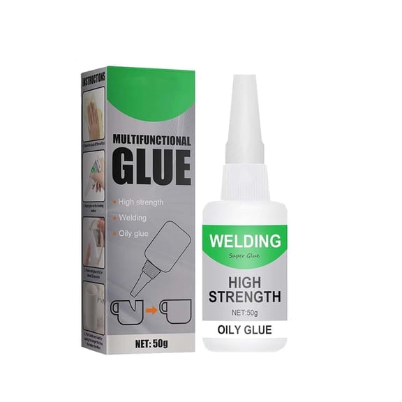 High Strength Welding Oily Glue, Universal Super Glue Fast Repair Liquid Adhesive, Waterproof Strong Bond for Shoes Ceramic Plastic Wood Glass Tile (1pcs)