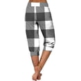 thumbnail image 5 of SHTXOZHI Womens Capri Pants for Elastic Waist Casual Trousers Summer Cropped Pants with Pockets, 5 of 6