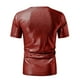 thumbnail image 3 of pstuiky camisetas camisas para hombre, Top de cuello redondo de manga corta con purpurina para discoteca de color liso para hombre ropa de hombre m, 3 of 3