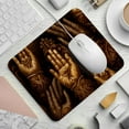thumbnail image 2 of Praying Hands Printed Gaming Mousepad Desk Mat, Non-Slip Rubber Bottom Mouse Mat 8.3x9.8 Inch - Suitable for Office and Gaming, 2 of 6
