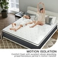 thumbnail image 2 of Kviwasha 14 inch King Hybrid Mattresses Gel Memory Foam and Spring in a box, 2 of 6