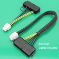 thumbnail image 4 of Atx Psu 24 Pin To Motherboards 6pin For Acer 6pin Mainboard Power Supply Cable, 4 of 5